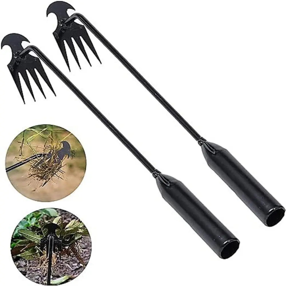 4-Claw Hand Weeder — Effortless Garden Weeding Tool for Beds, Pots & Farms