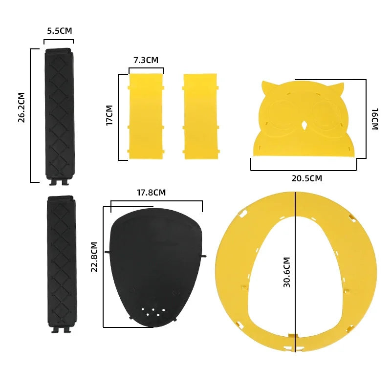 Yellow Owl Double End Bucket Flip Style Humane Mouse Trap Auto Reset Multi Catch Reusable Design For Indoor Home Outdoor Use