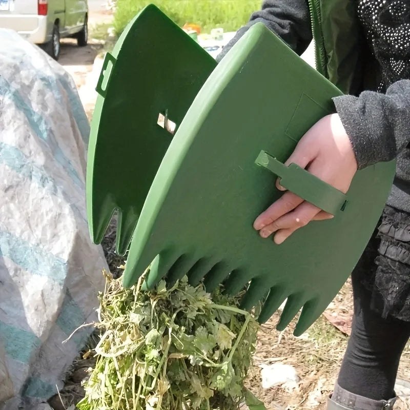 Handheld Garden Rake — Lightweight Debris Cleaner for Lawns, Yards & Indoor Plants