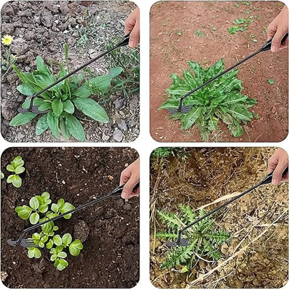 4-Claw Hand Weeder — Effortless Garden Weeding Tool for Beds, Pots & Farms